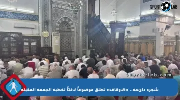 شجرة دائمة.. «الأوقاف» تطلق موضوعاً لافتاً لخطبة الجمعة المقبلة